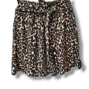 Who What Wear Women's multicolor animal print Leopard short  Skirt
- small